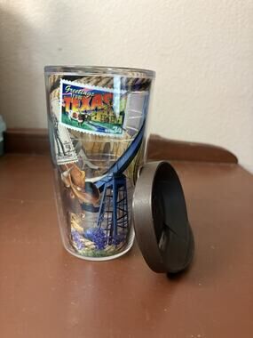 TERVIS 16oz Texas Tumbler With Brown Lid Drink Travel Cup
